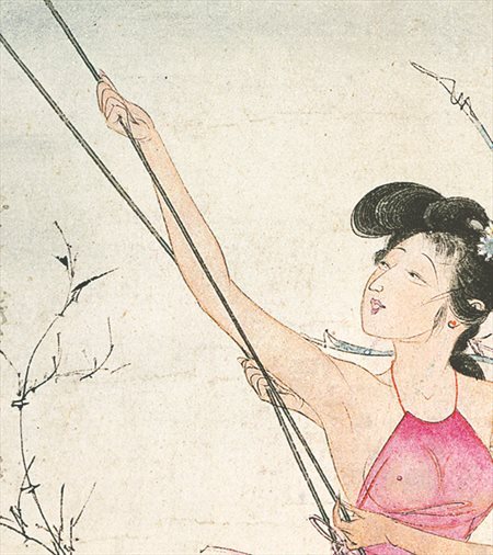 江川县-胡也佛的仕女画和最知名的金瓶梅秘戏图